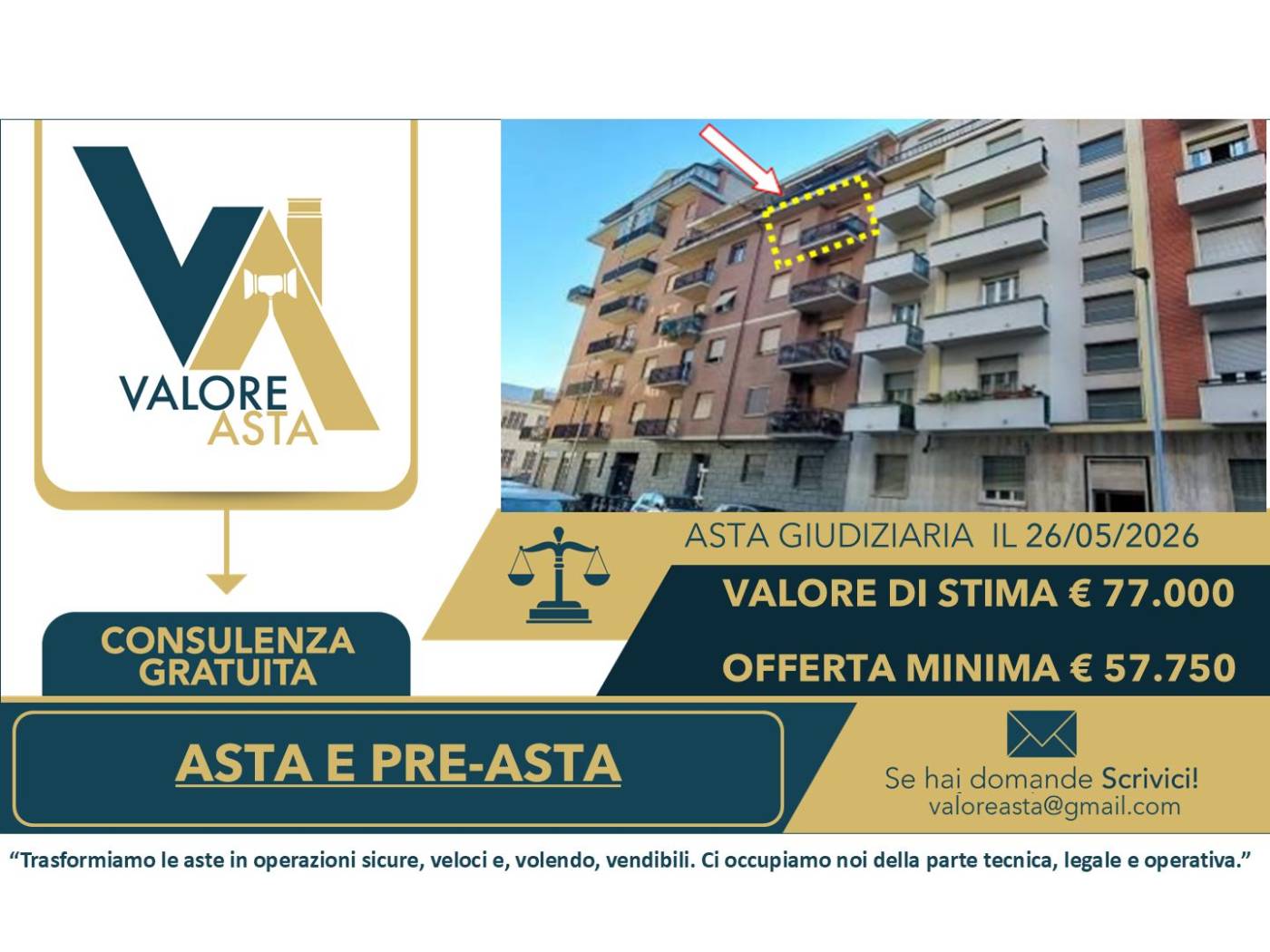 Appartamento in vendita a Torino