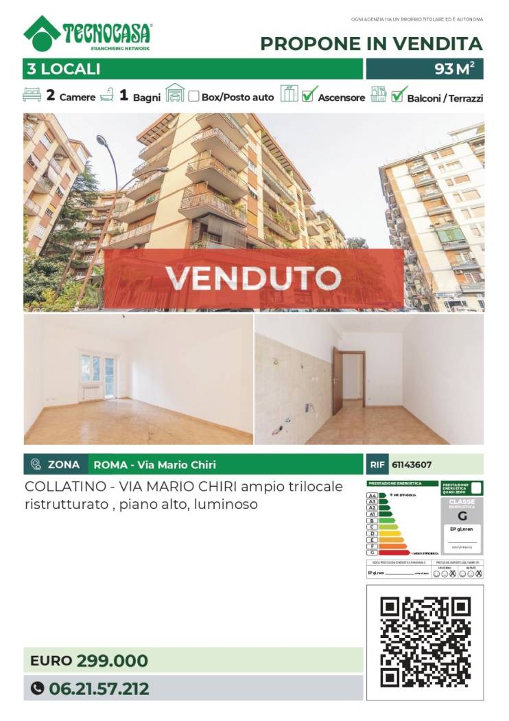 Appartamento in vendita a Roma