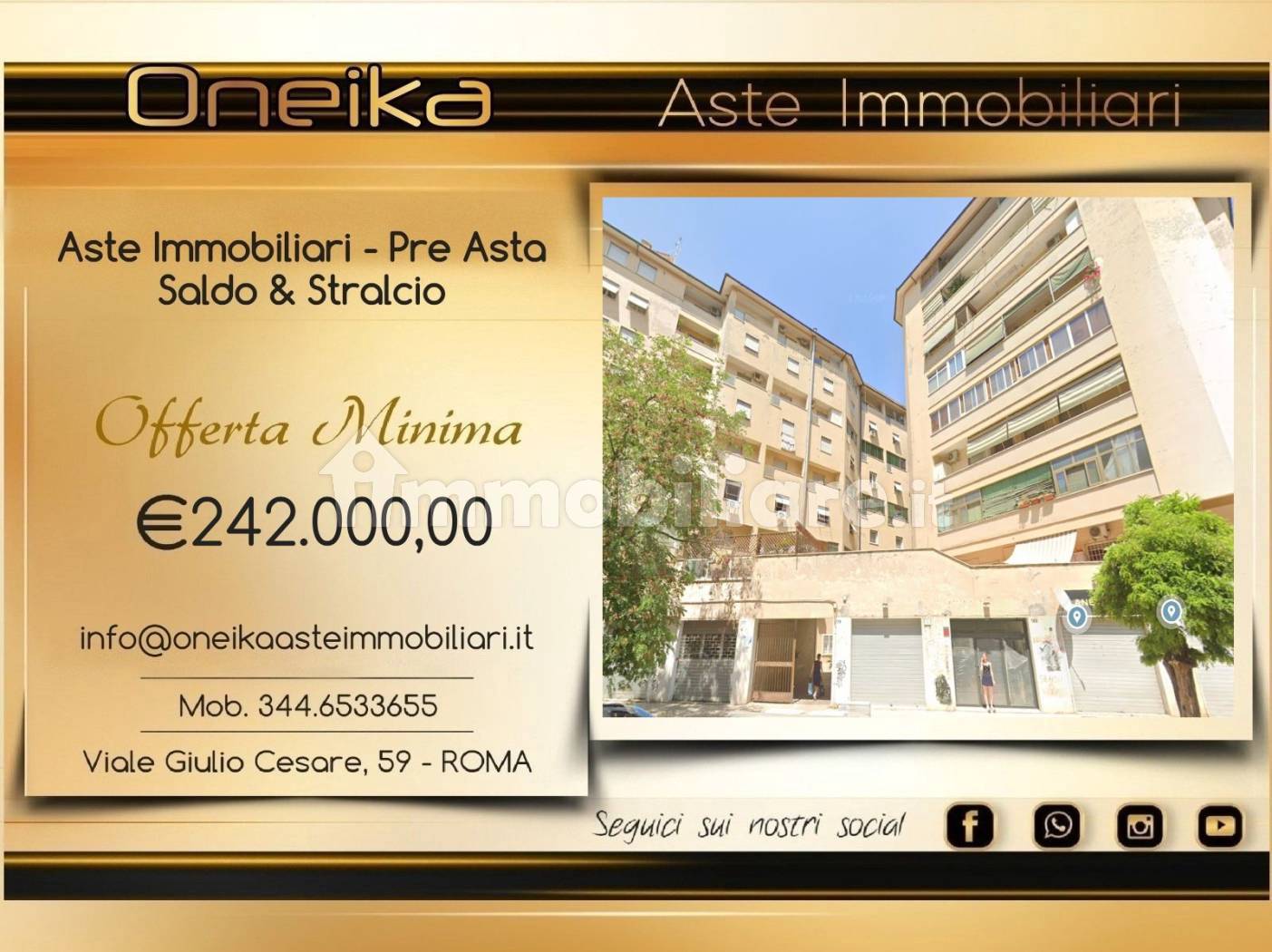 Appartamento in vendita a Roma