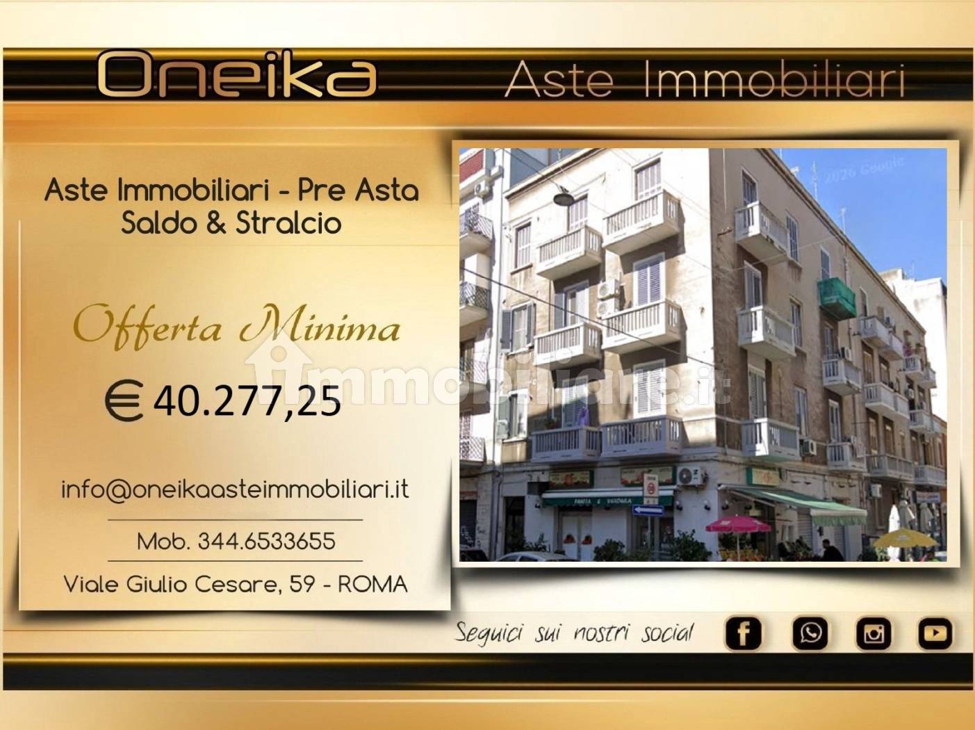 Appartamento in vendita a Bari