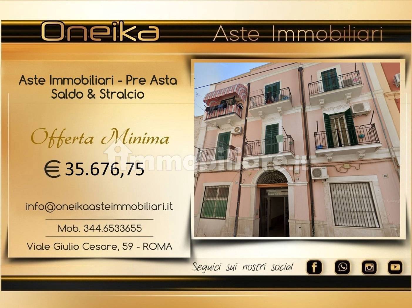 Appartamento in vendita a Bari