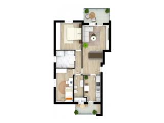 3-room flat via Walter Tobagi 10/4, Tre Castelli - Faenza, Milan