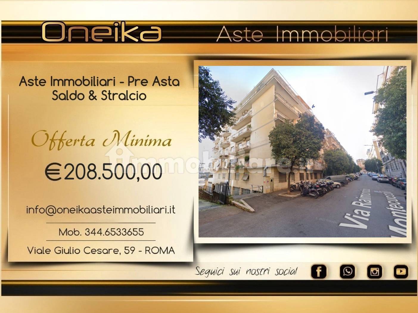 Appartamento in vendita a Roma