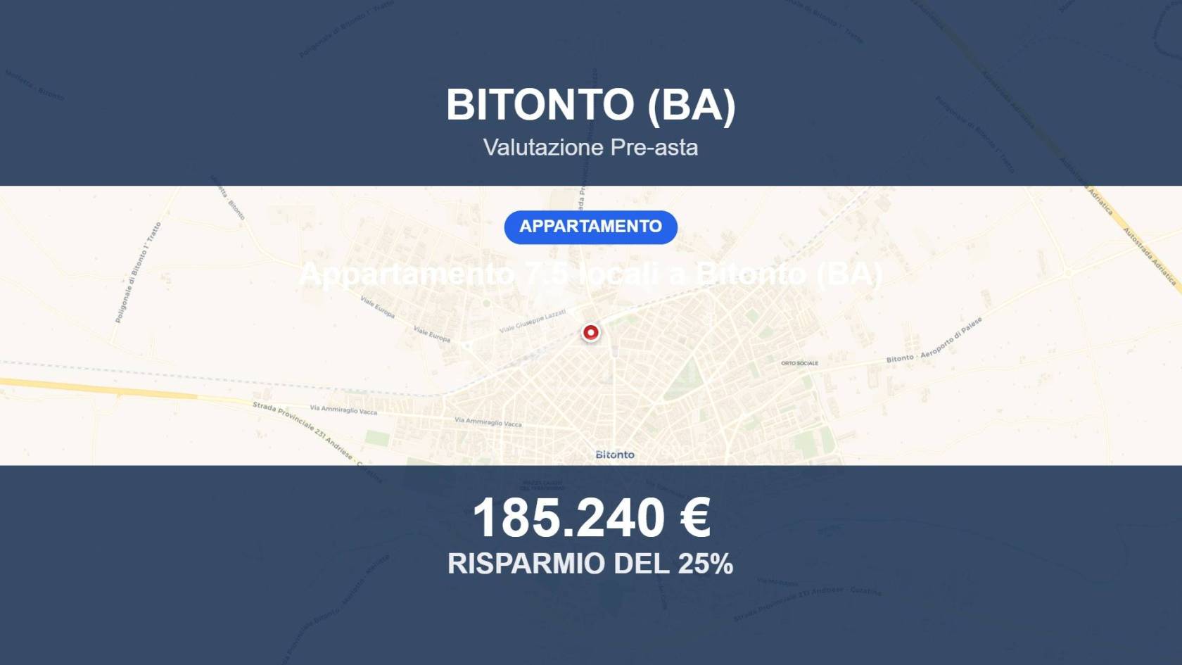 Appartamento in vendita a Bitonto