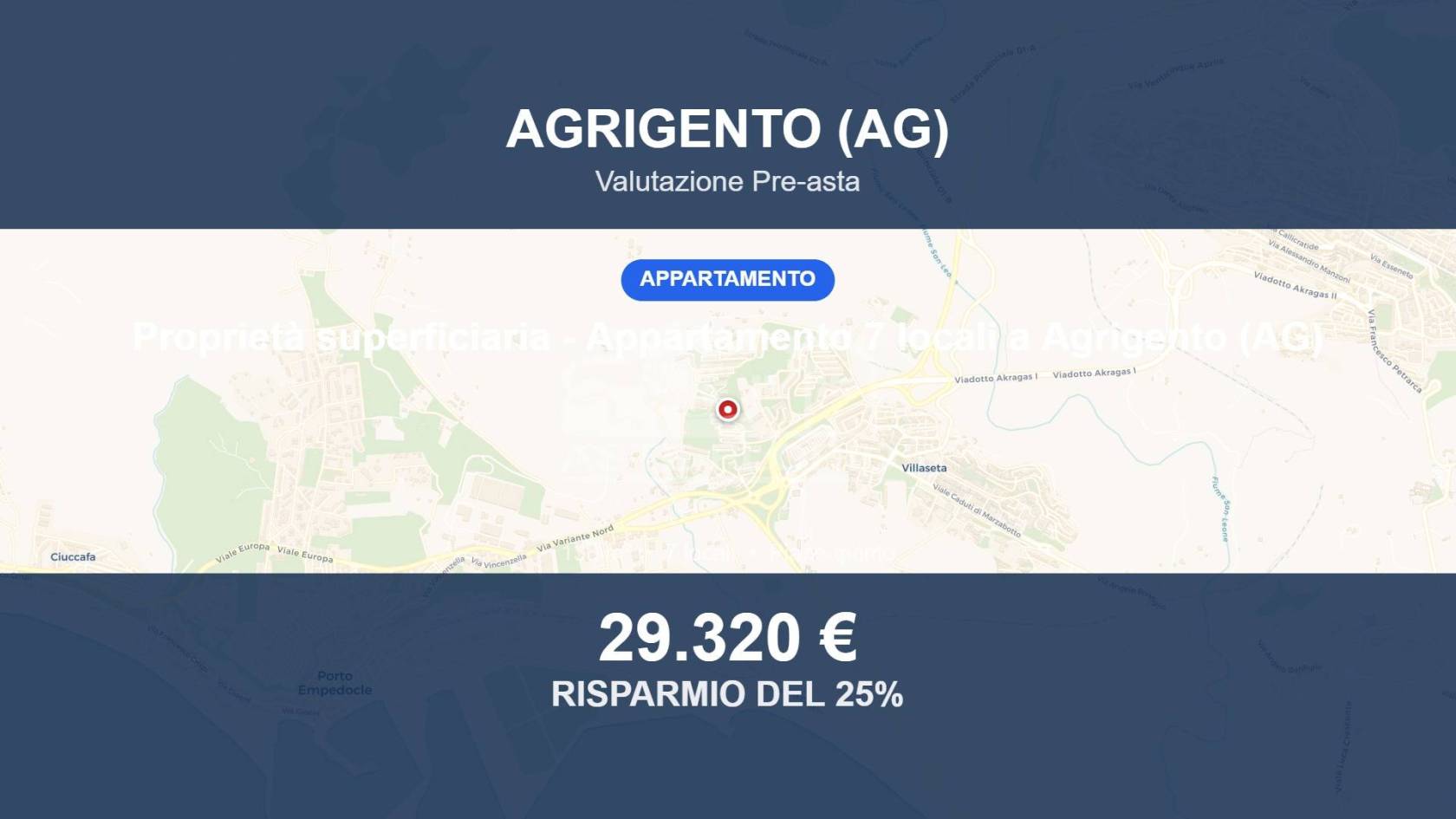 Appartamento in vendita a Agrigento
