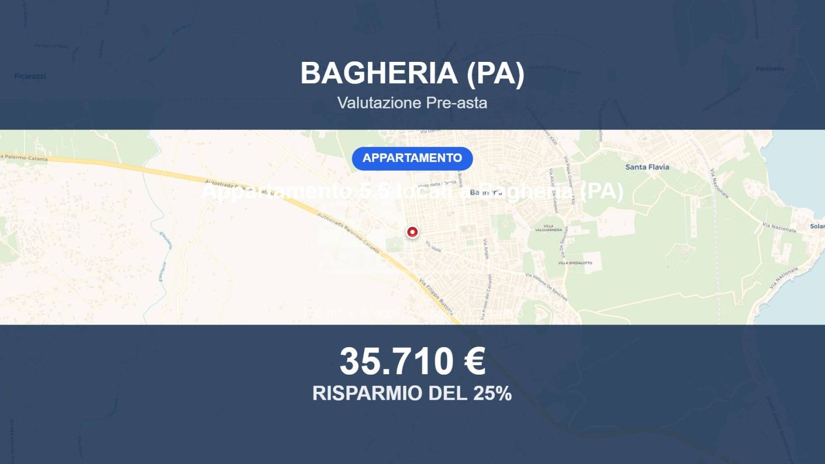 Appartamento in vendita a Bagheria