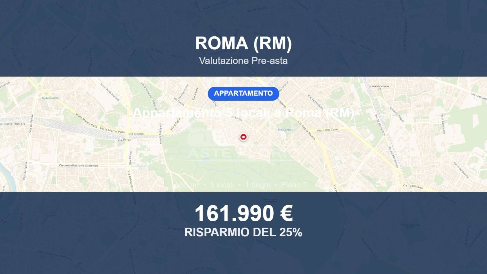 Appartamento in vendita a Roma