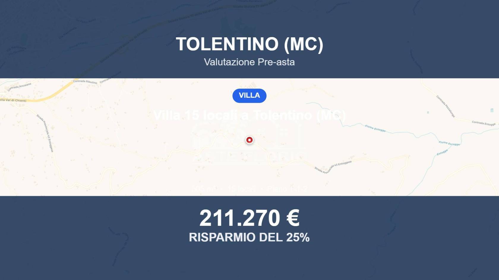 Villa in vendita a Tolentino