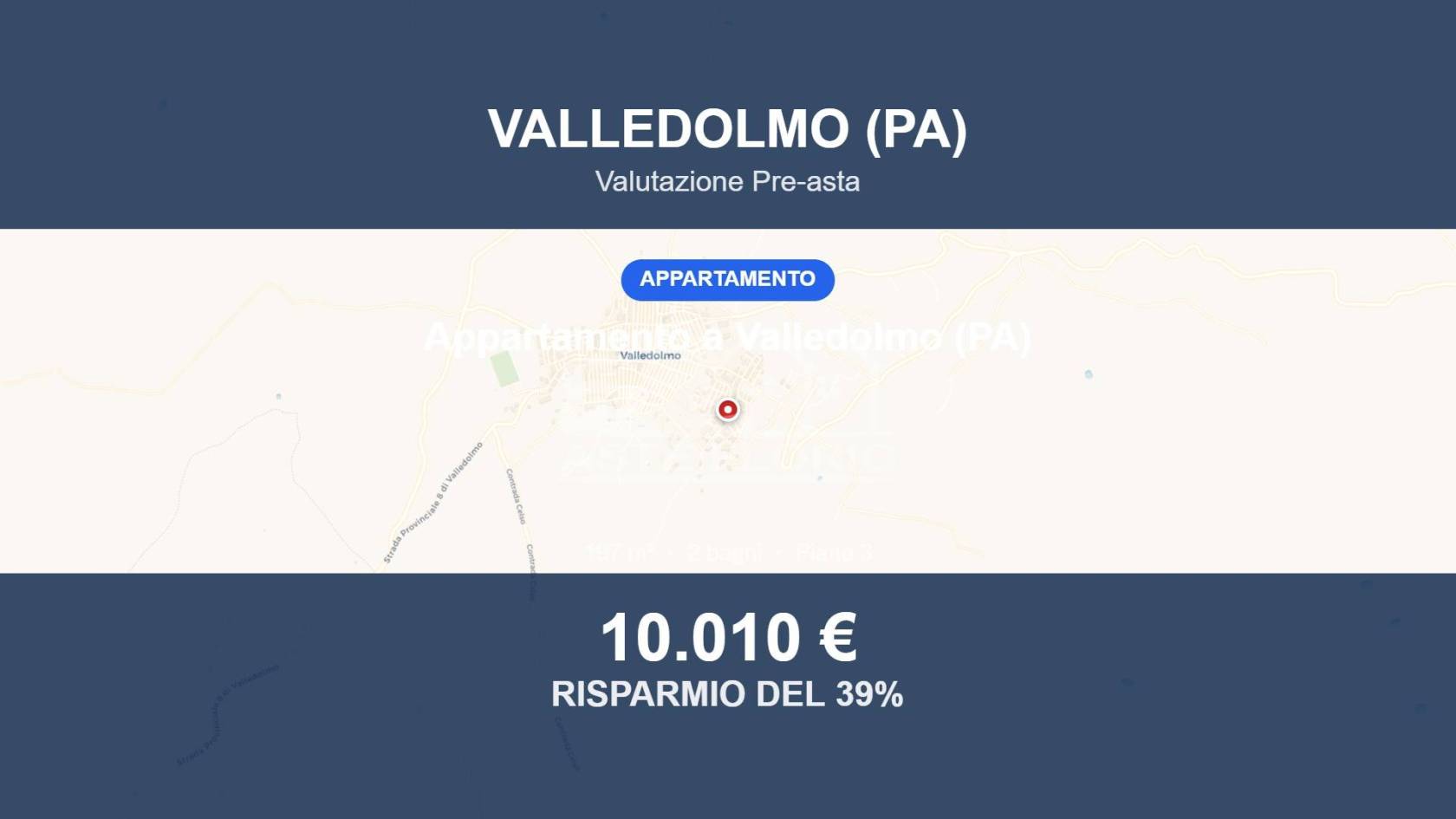 Appartamento in vendita a Valledolmo