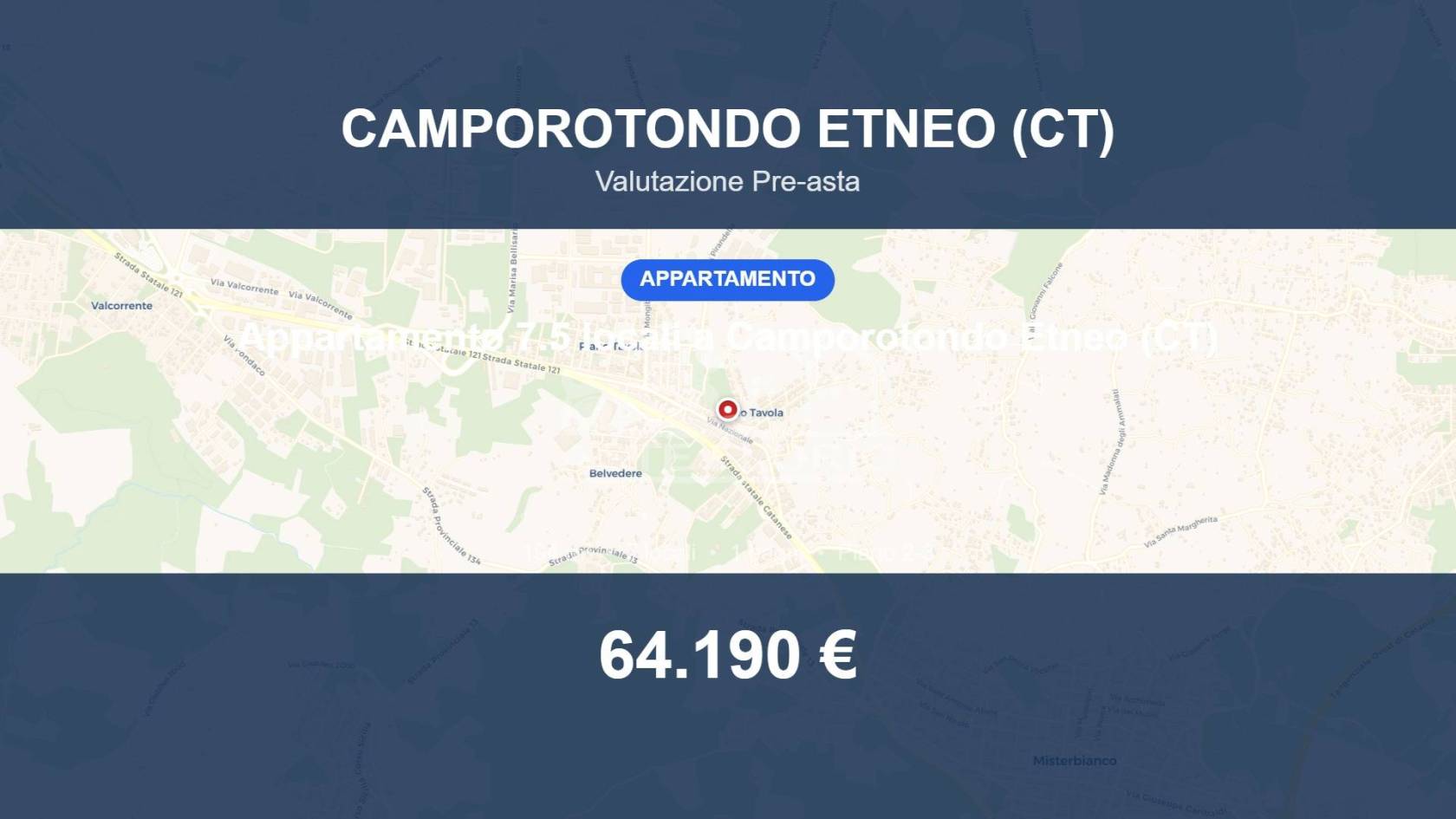 Appartamento in vendita a Camporotondo Etneo