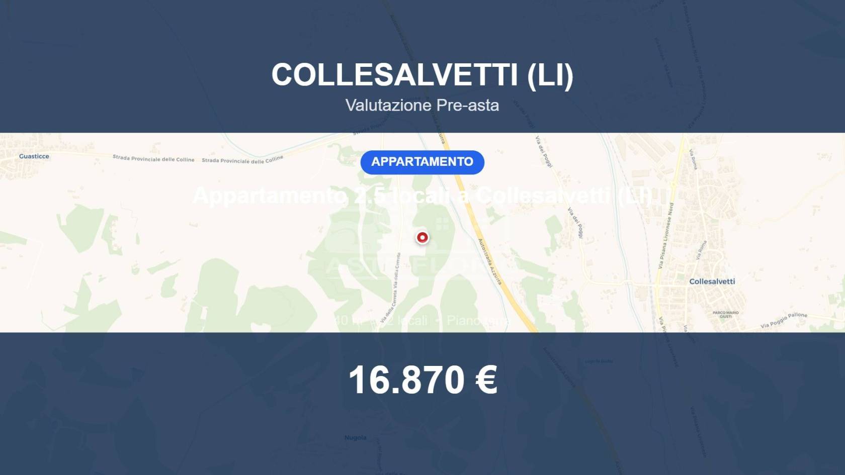 Appartamento in vendita a Collesalvetti