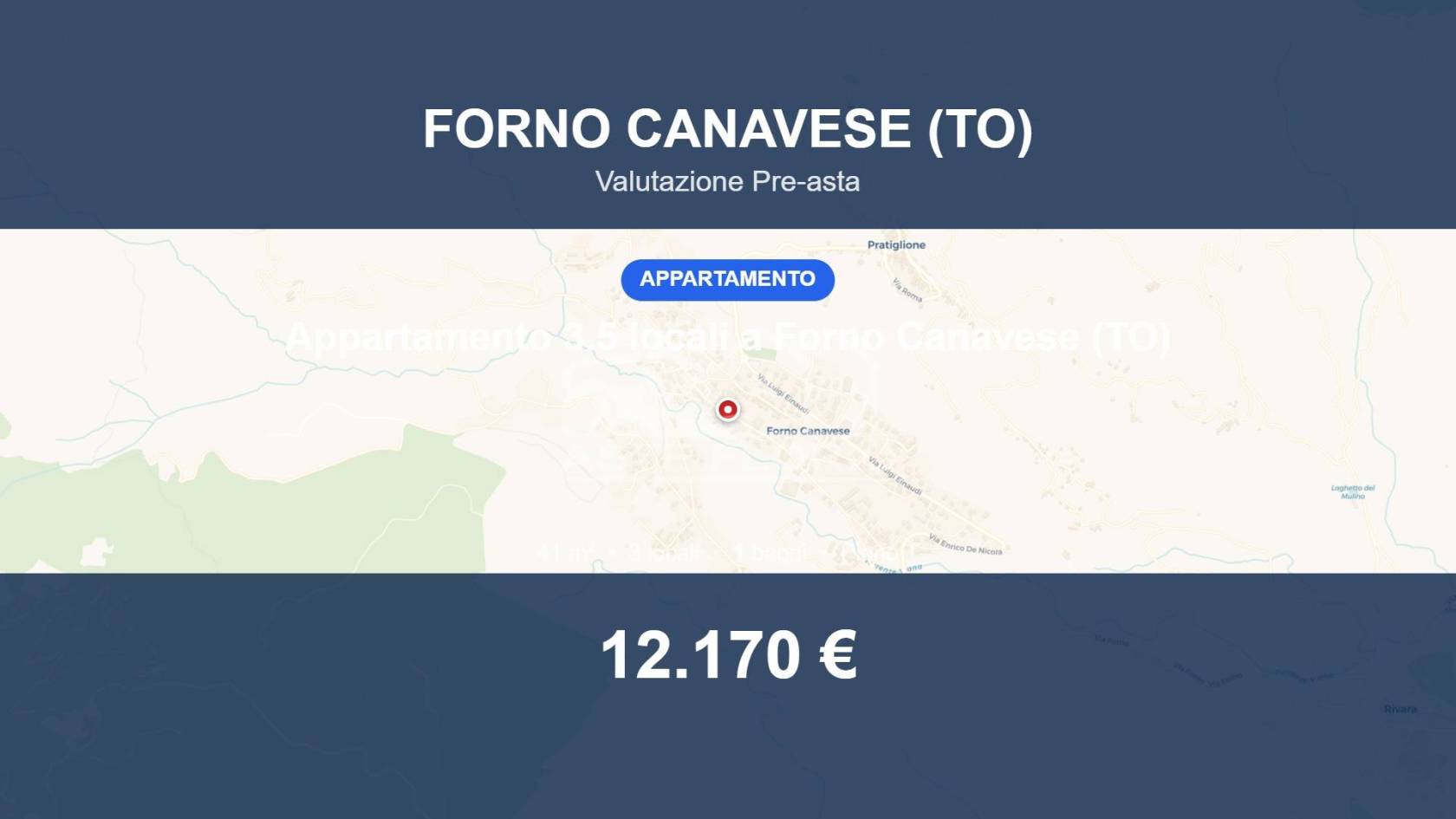 Appartamento in vendita a Forno Canavese