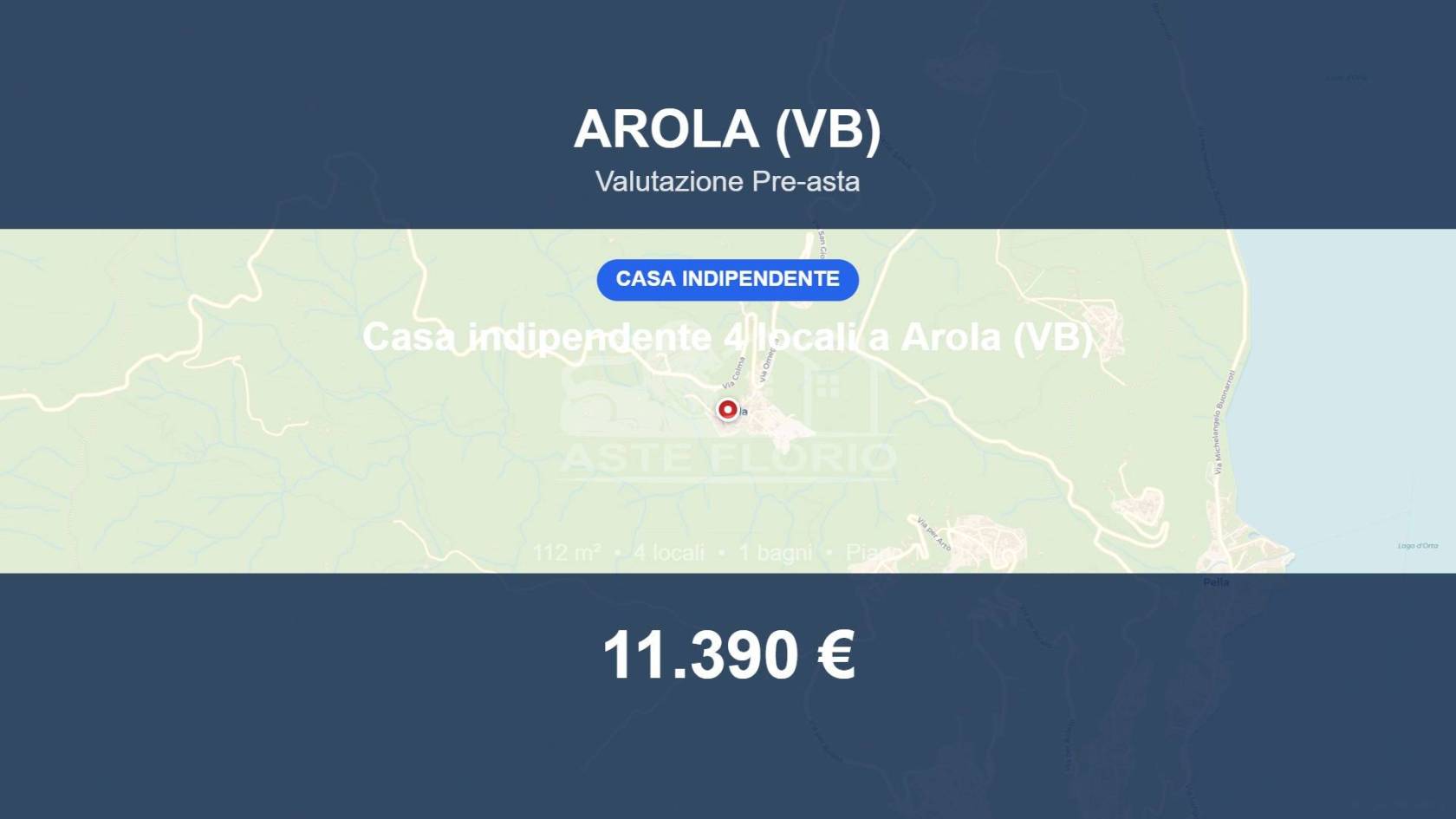 Villa in vendita a Arola