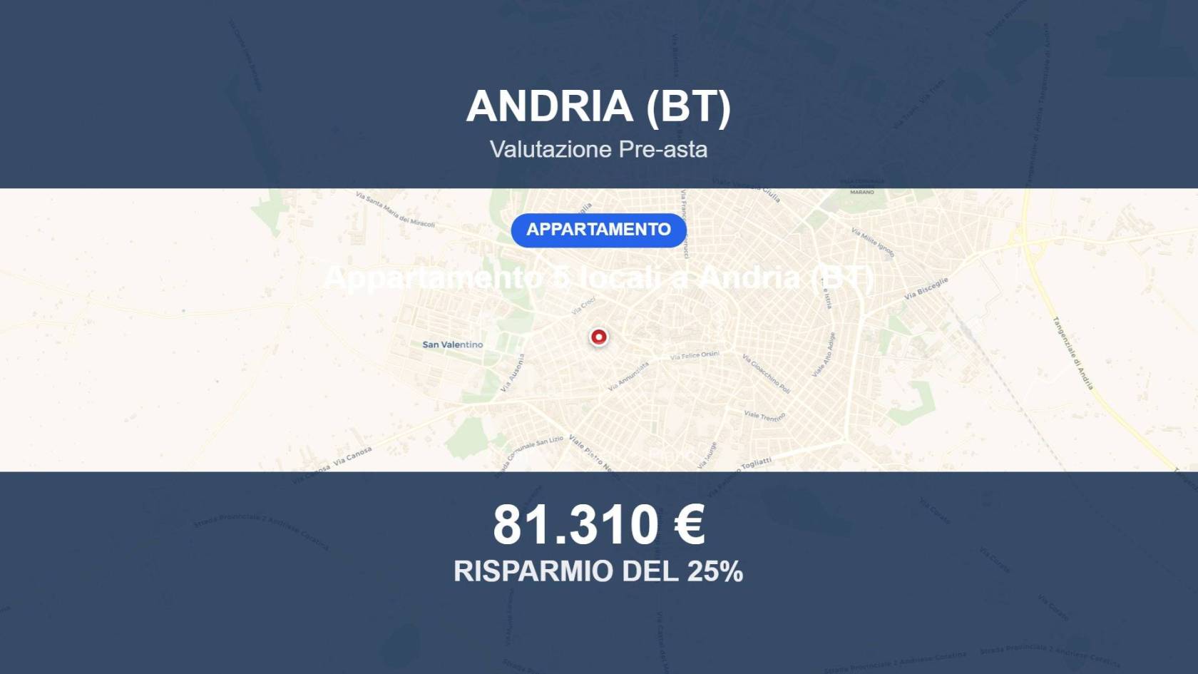 Appartamento in vendita a Andria