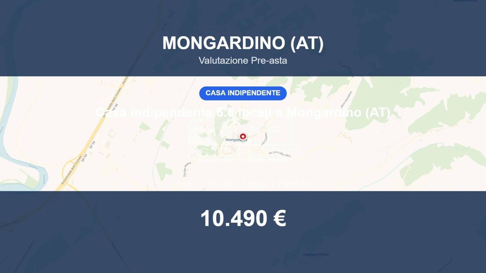 Villa in vendita a Mongardino