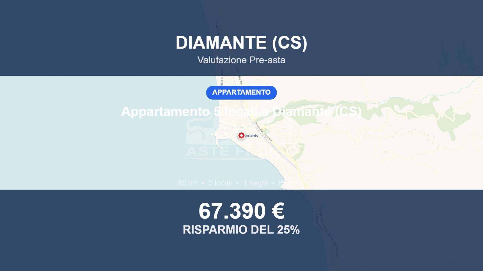 Appartamento in vendita a Diamante