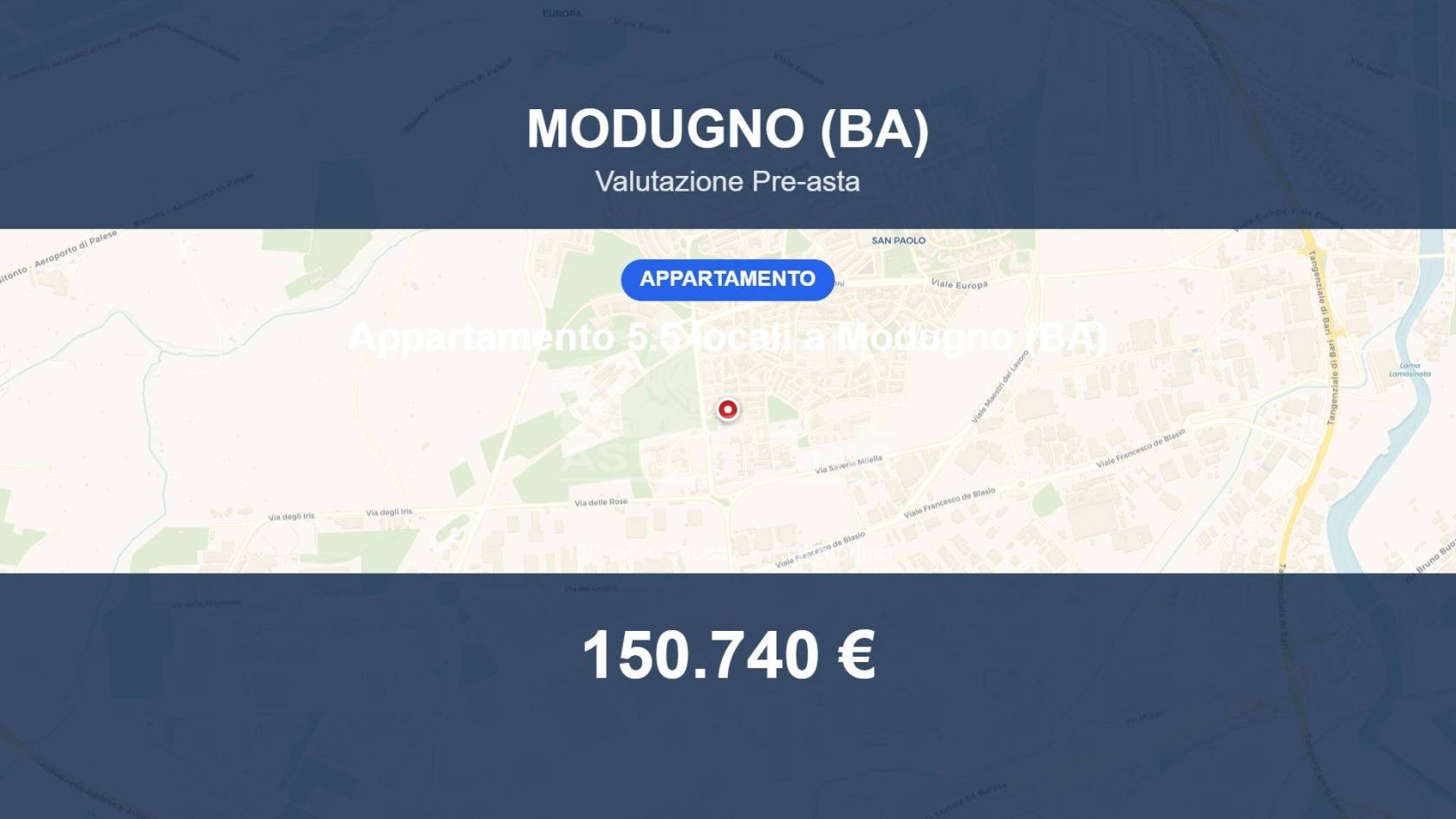 Appartamento in vendita a Modugno