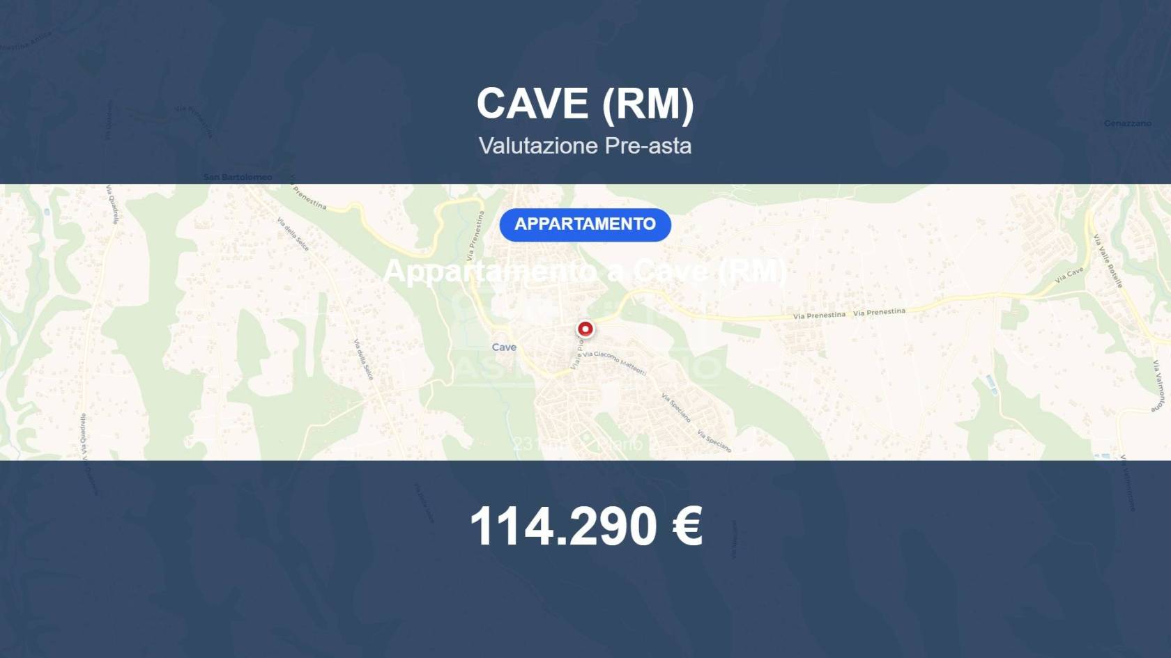 Appartamento in vendita a Cave