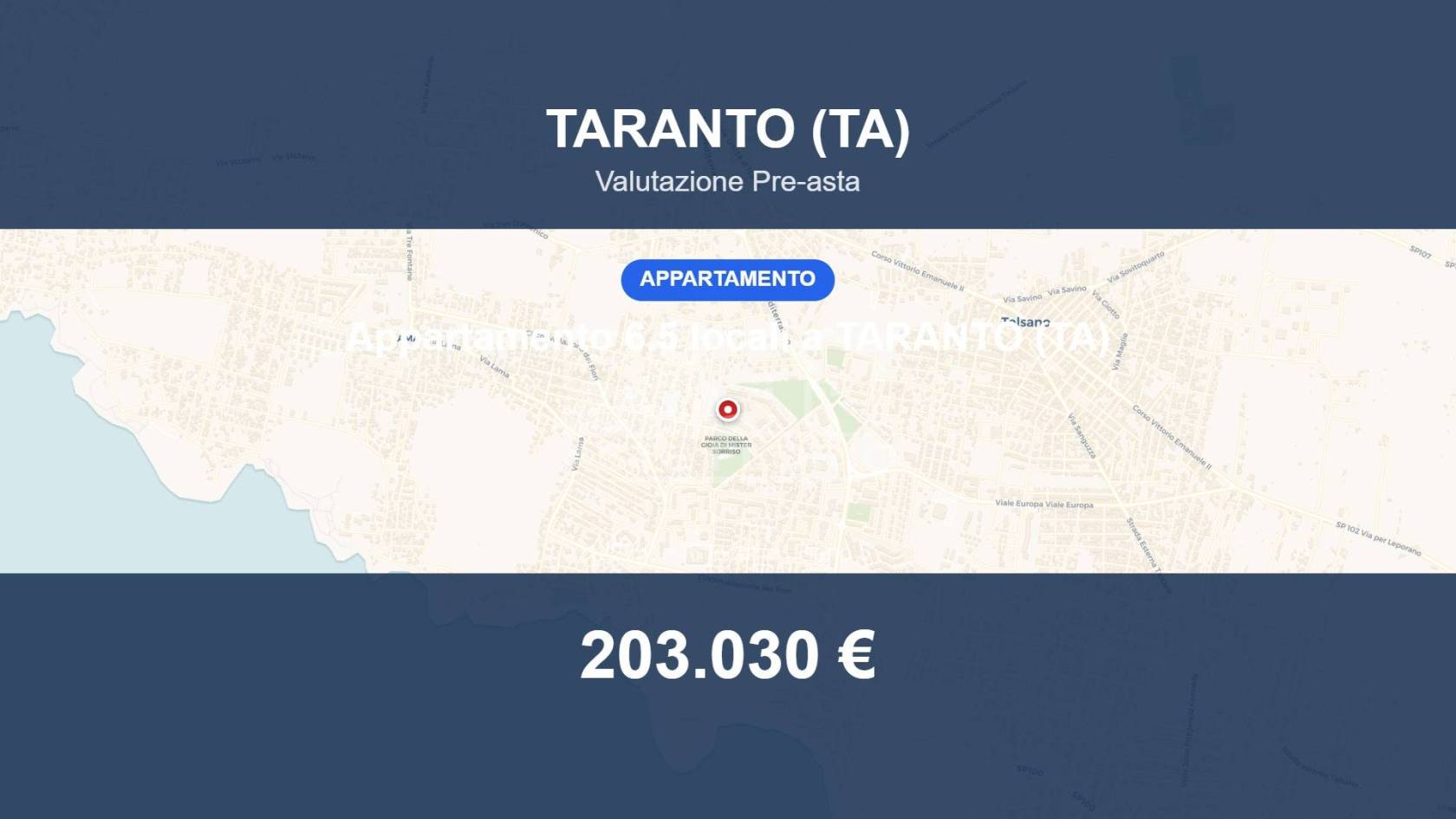 Appartamento in vendita a Taranto