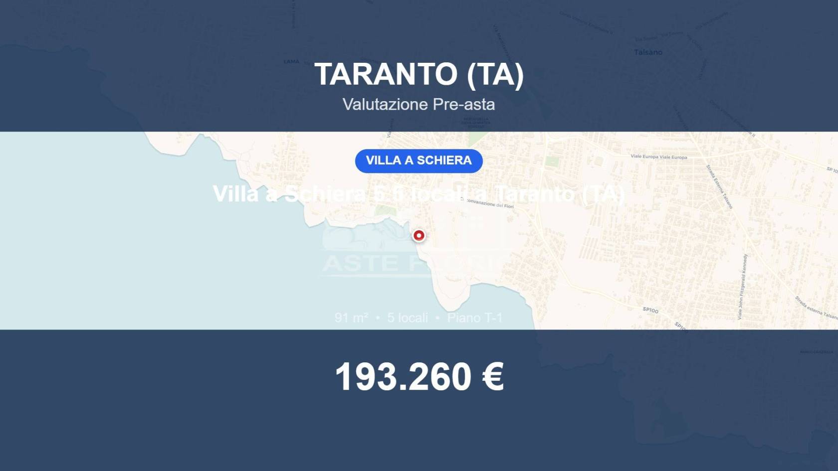 Villetta a schiera in vendita a Taranto