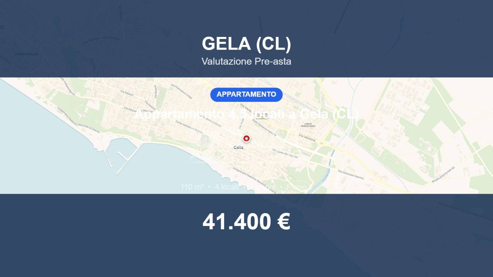 Appartamento in vendita a Gela