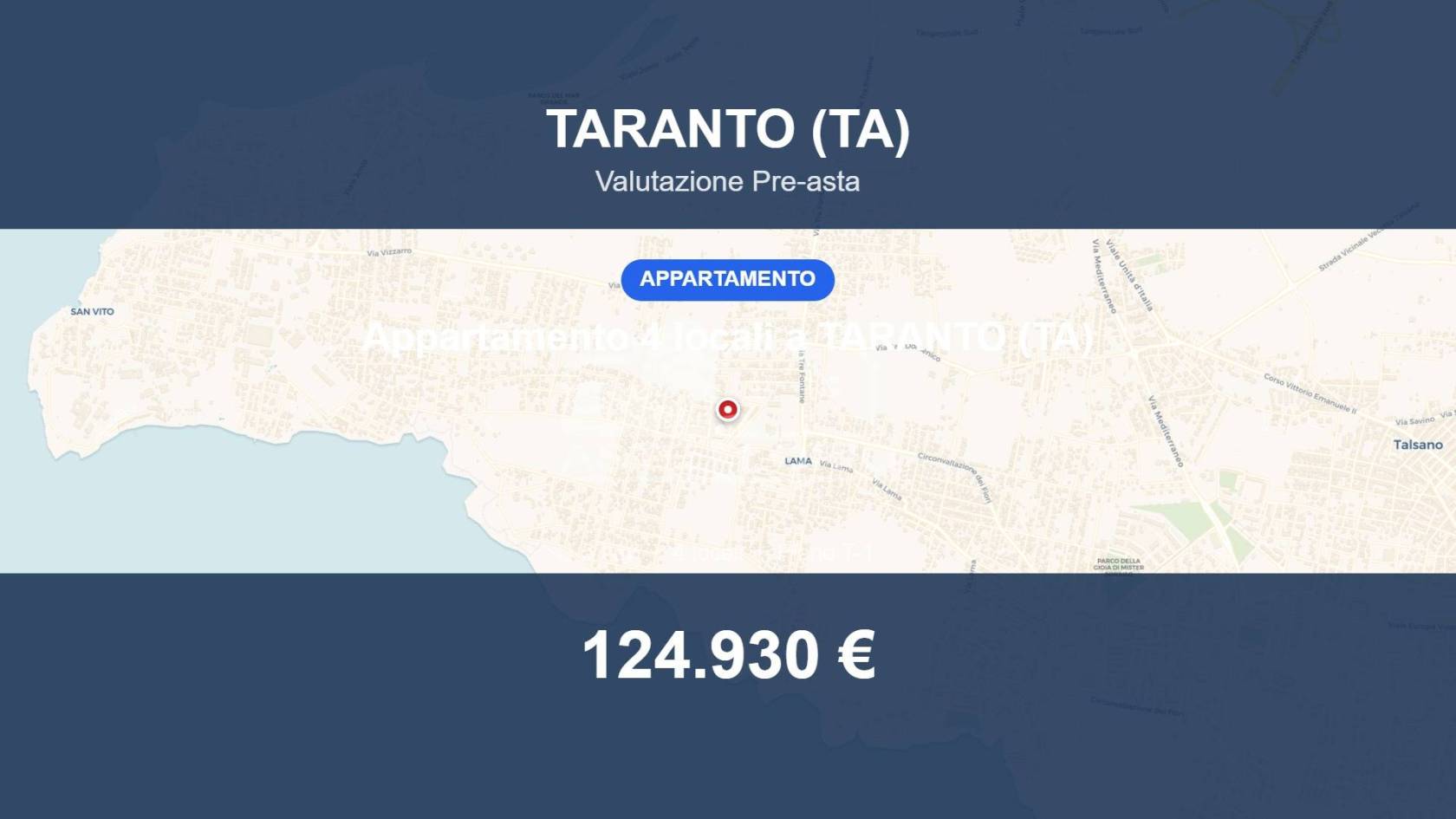 Appartamento in vendita a Taranto