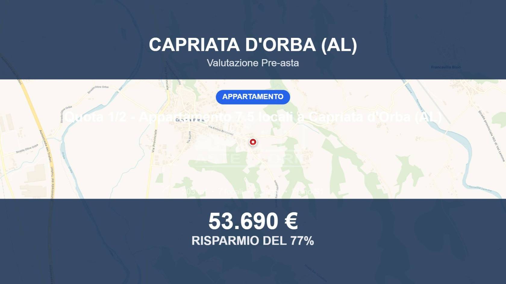 Appartamento in vendita a Capriata d'Orba