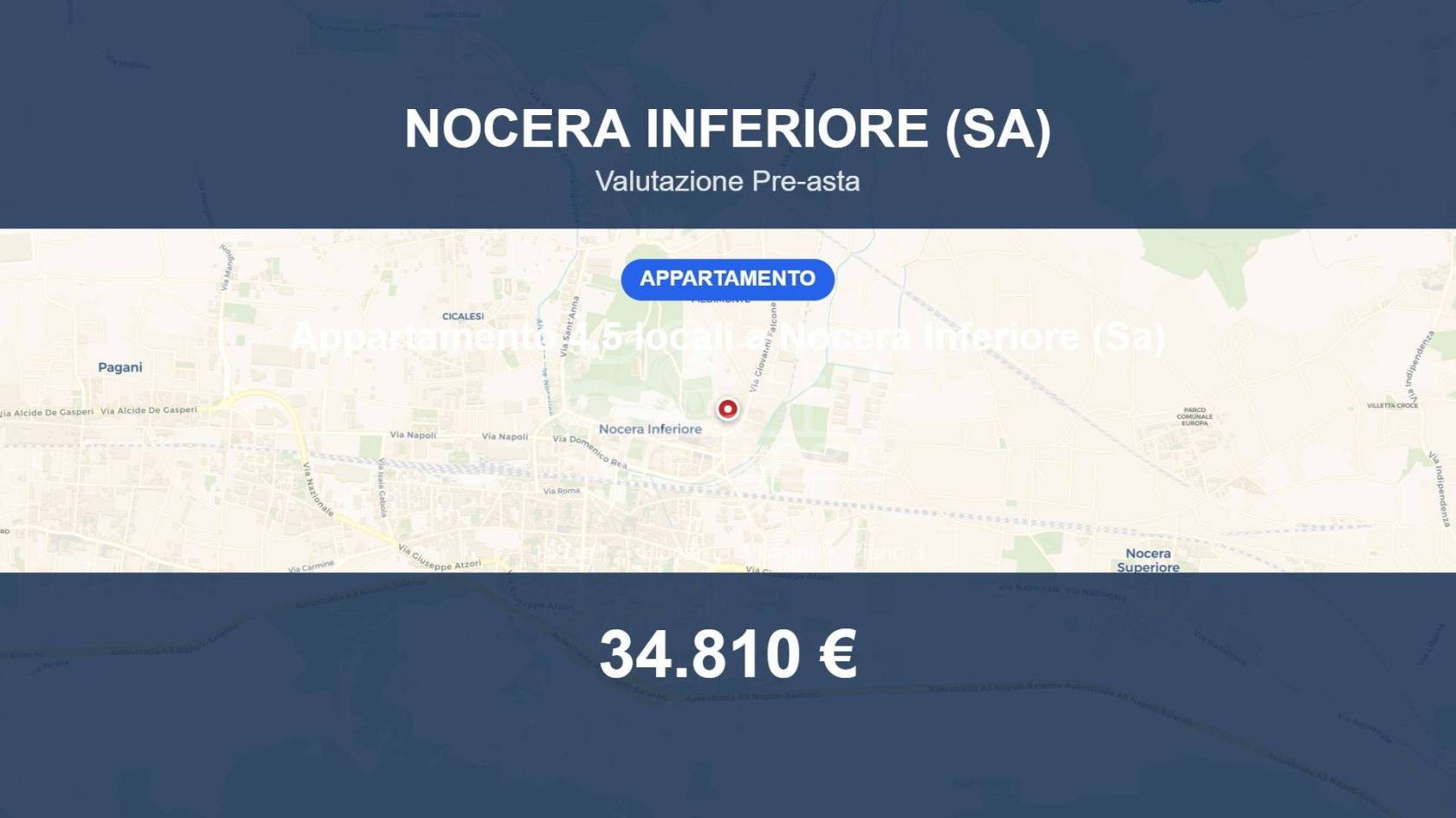 Appartamento in vendita a Nocera Inferiore