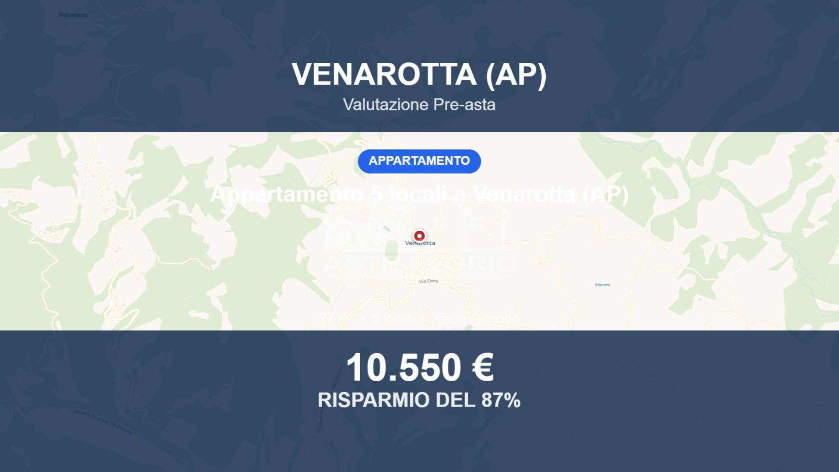 Appartamento in vendita a Venarotta