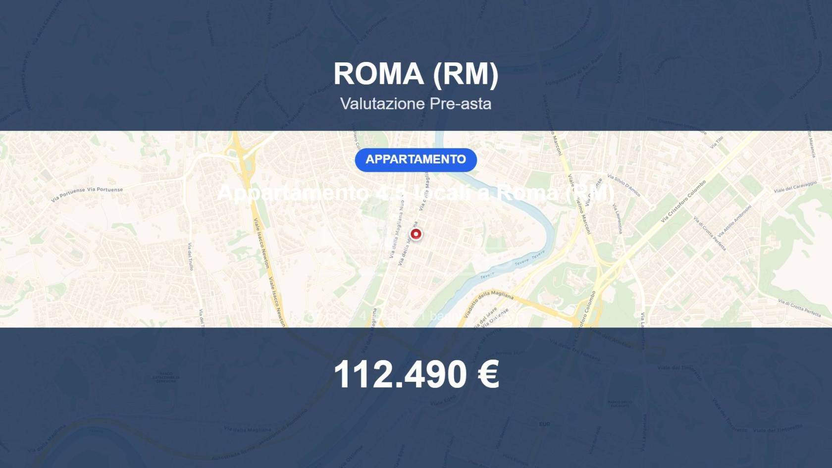 Appartamento in vendita a Roma