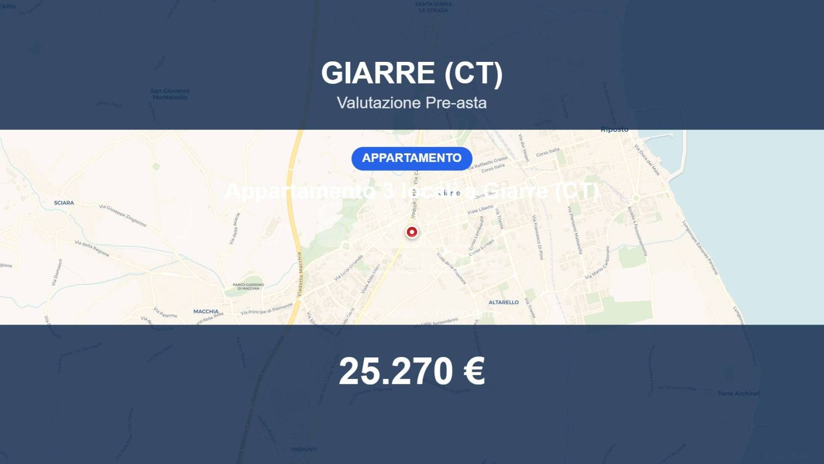 Appartamento in vendita a Giarre