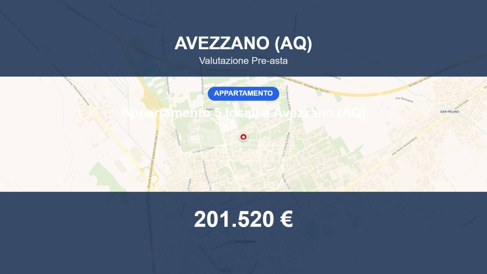 Appartamento in vendita a Avezzano