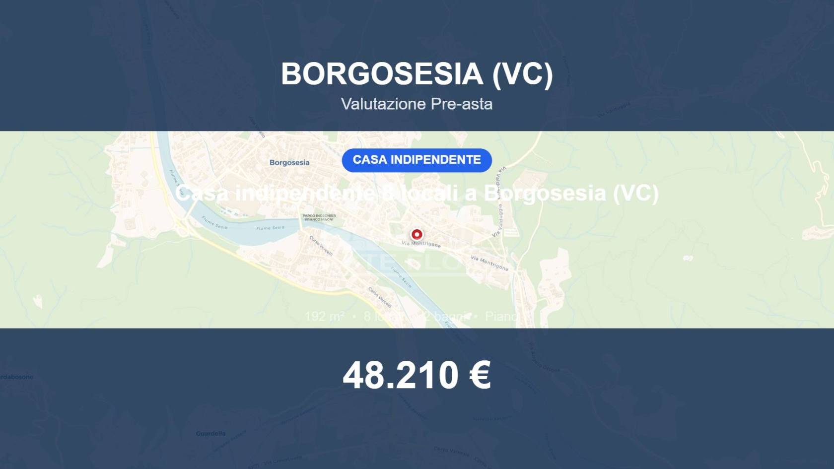 Villa in vendita a Borgosesia