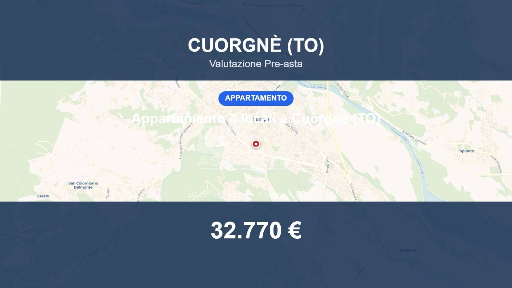 Appartamento in vendita a Cuorgnè