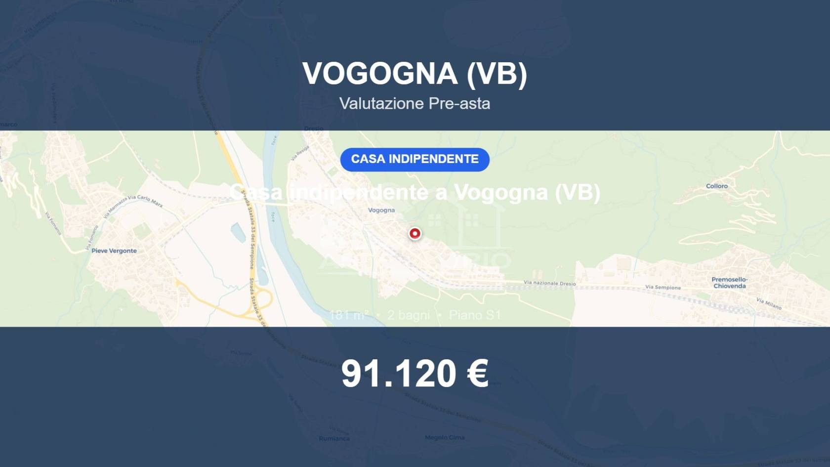 Villa in vendita a Vogogna