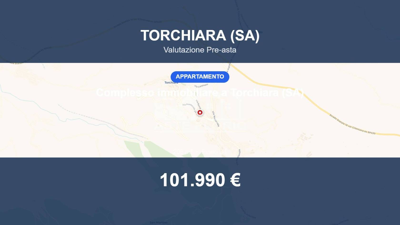 Appartamento in vendita a Torchiara