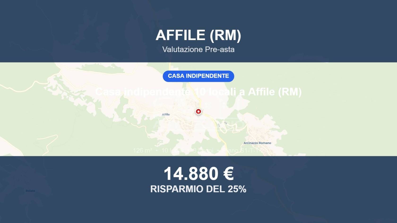 Villa in vendita a Affile