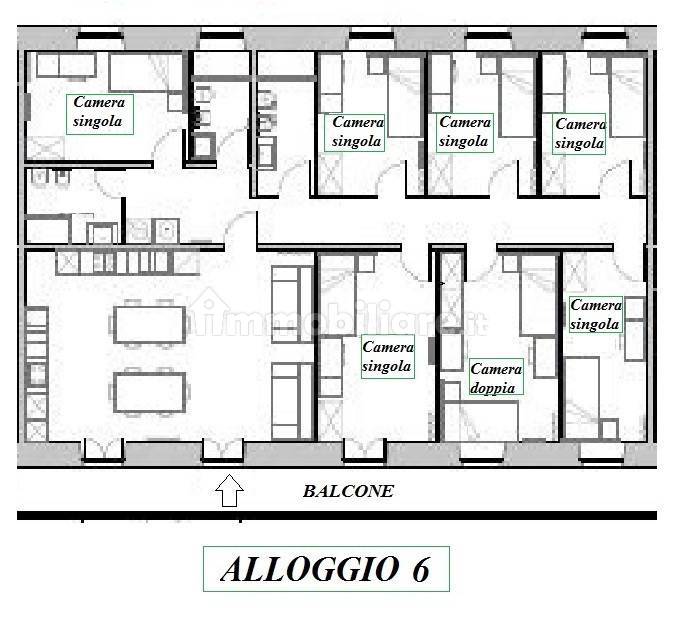 Stanza singola in Santa Rita, foto 64 di 67