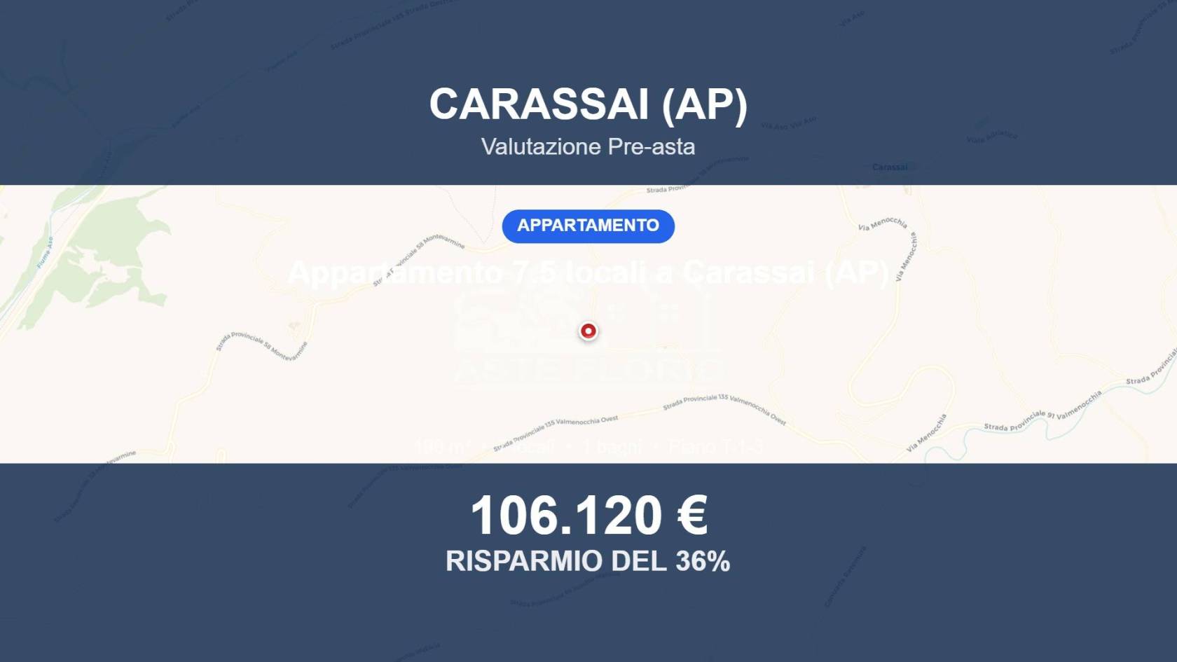 Appartamento in vendita a Carassai