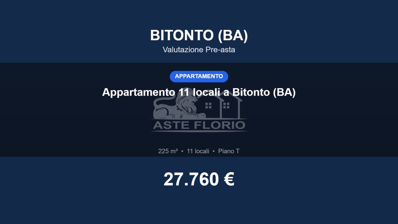 Appartamento in vendita a Bitonto