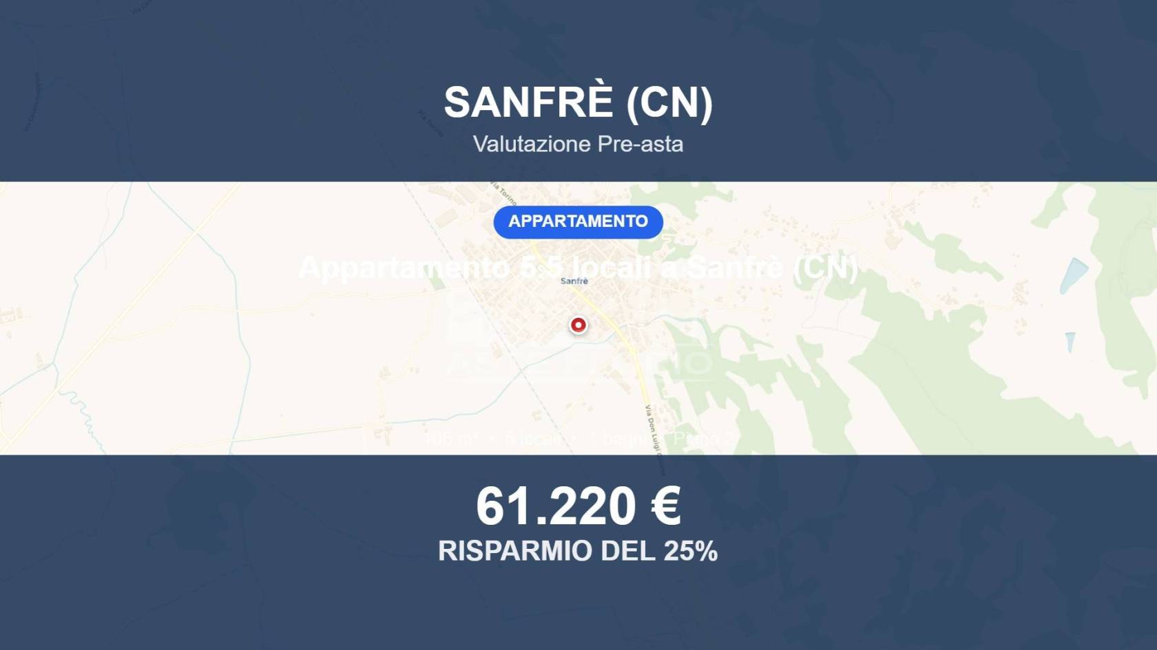 Appartamento in vendita a Sanfrè