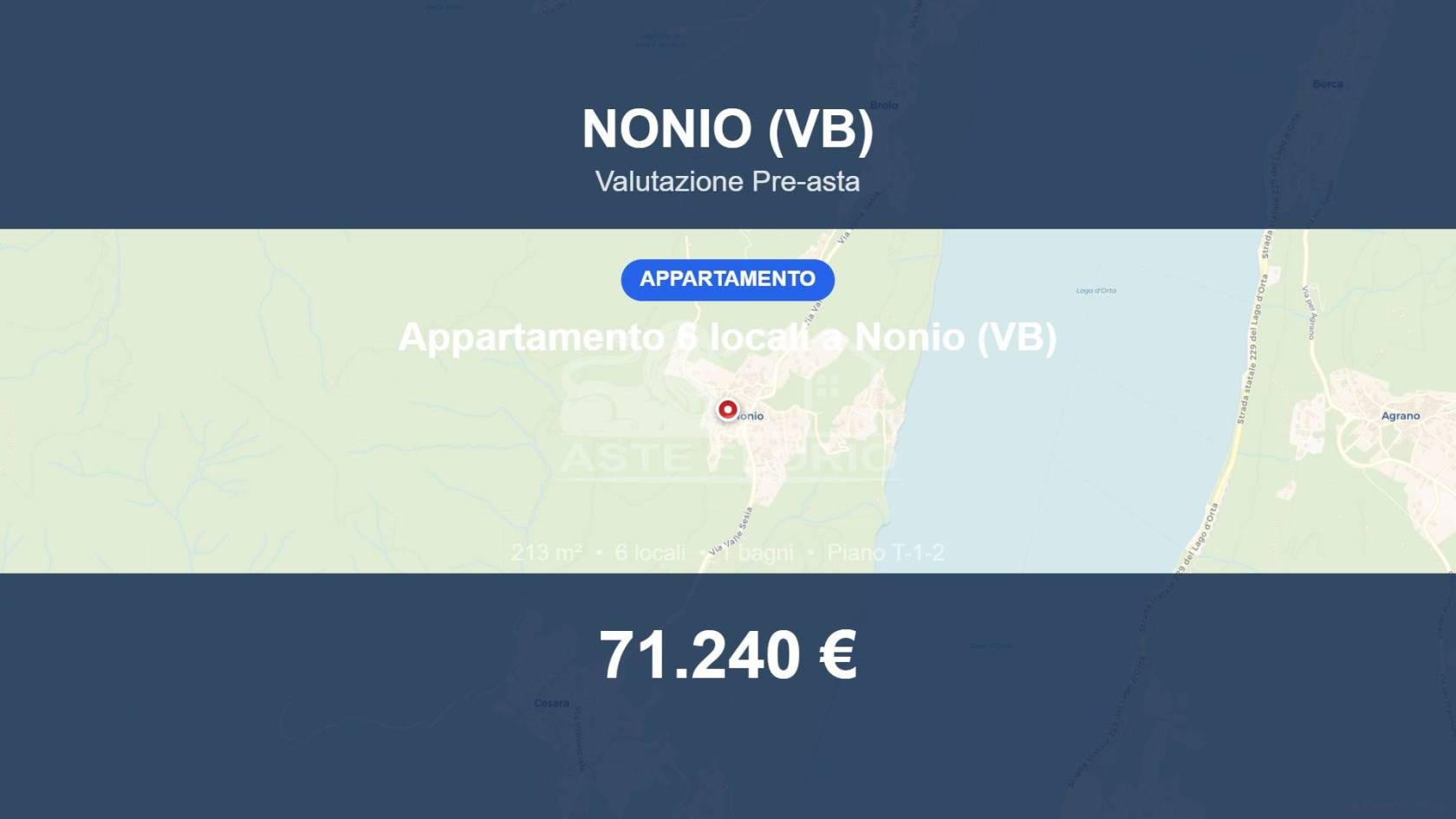 Appartamento in vendita a Nonio