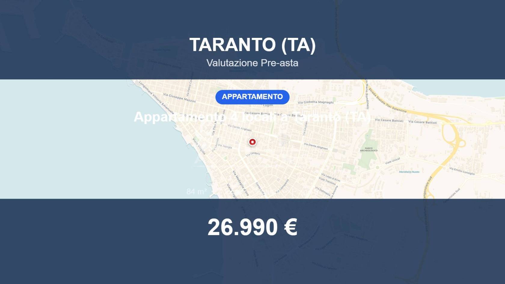 Appartamento in vendita a Taranto