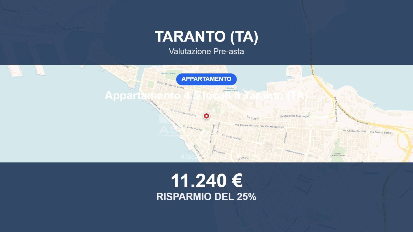 Appartamento in vendita a Taranto