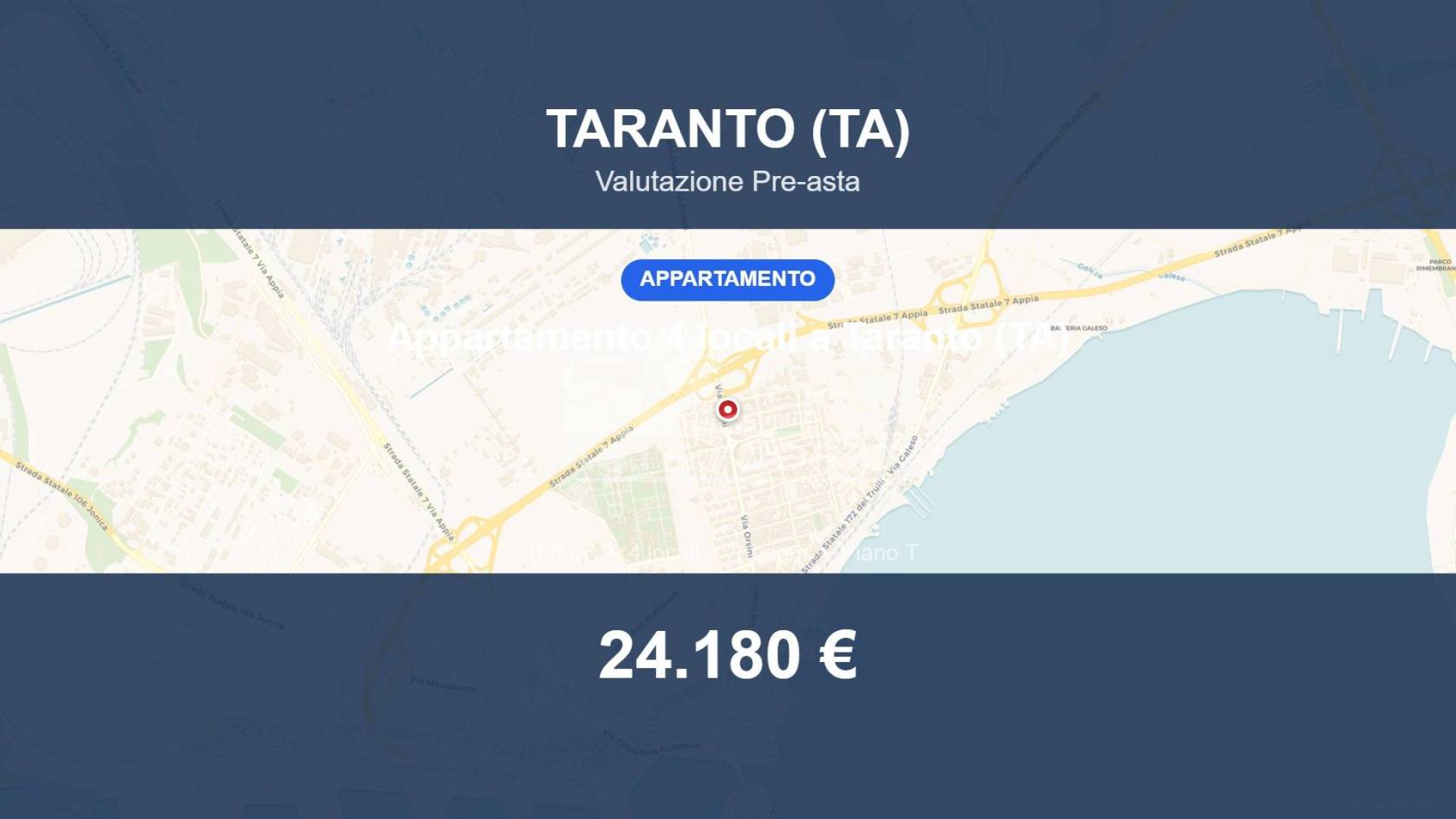 Appartamento in vendita a Taranto