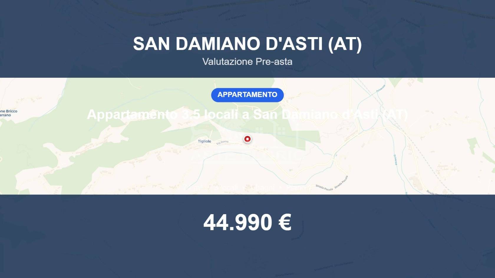 Appartamento in vendita a San Damiano d'Asti