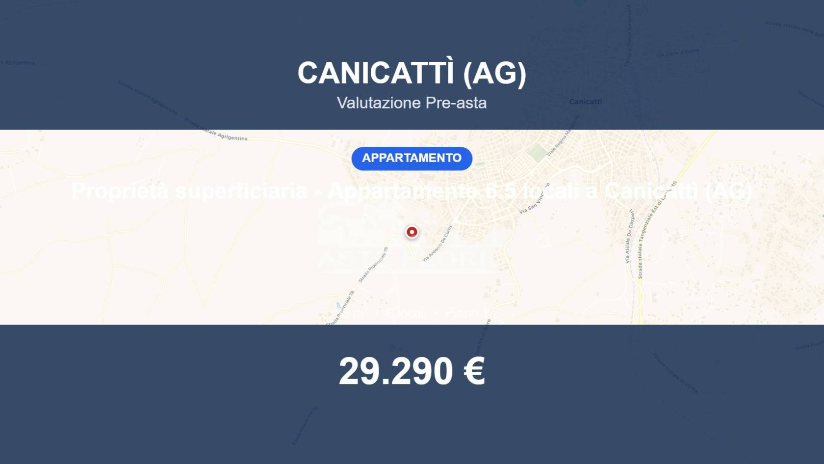 Appartamento in vendita a Canicattì