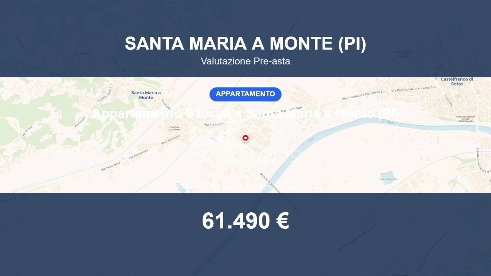 Appartamento in vendita a Santa Maria a Monte