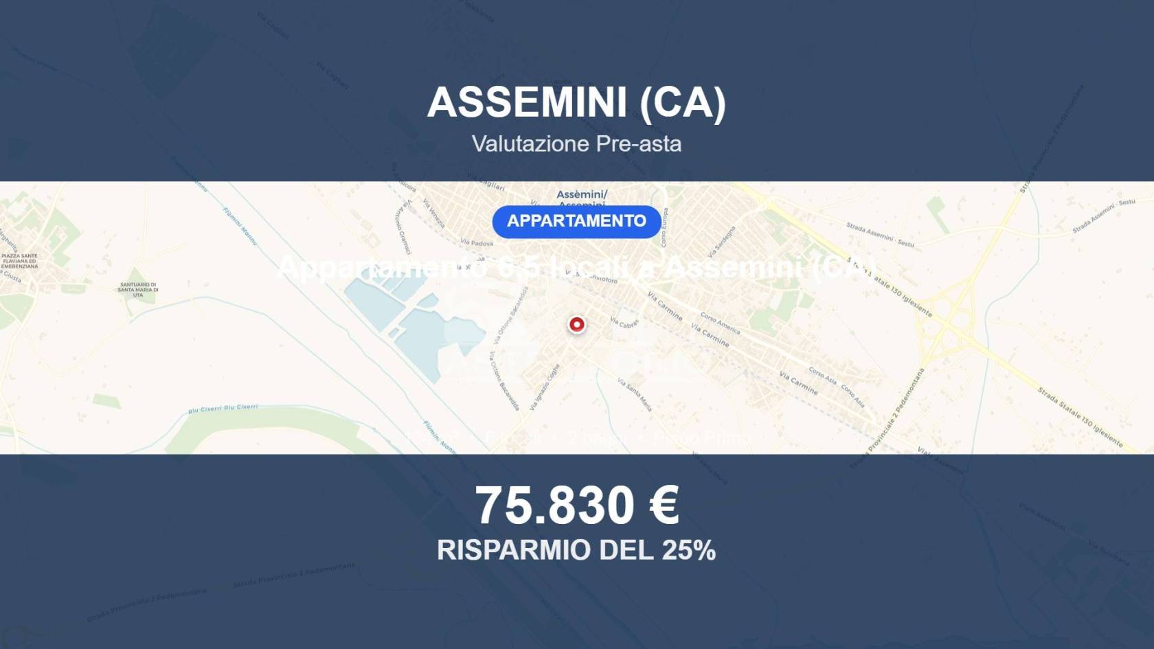 Appartamento in vendita a Assemini