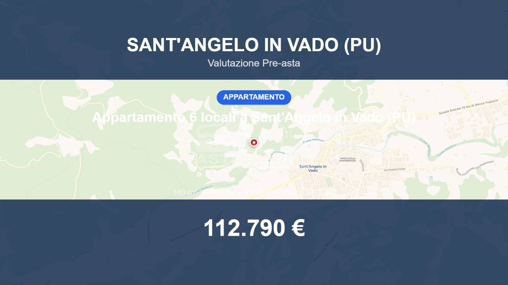 Appartamento in vendita a Sant'Angelo in Vado